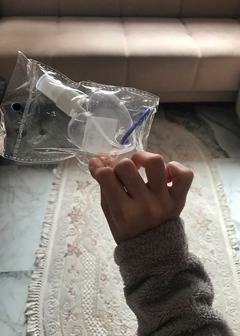 Seyehat için   Kalp li kolonya şişesi ( hiç açılmamıştır) - Görsel 2