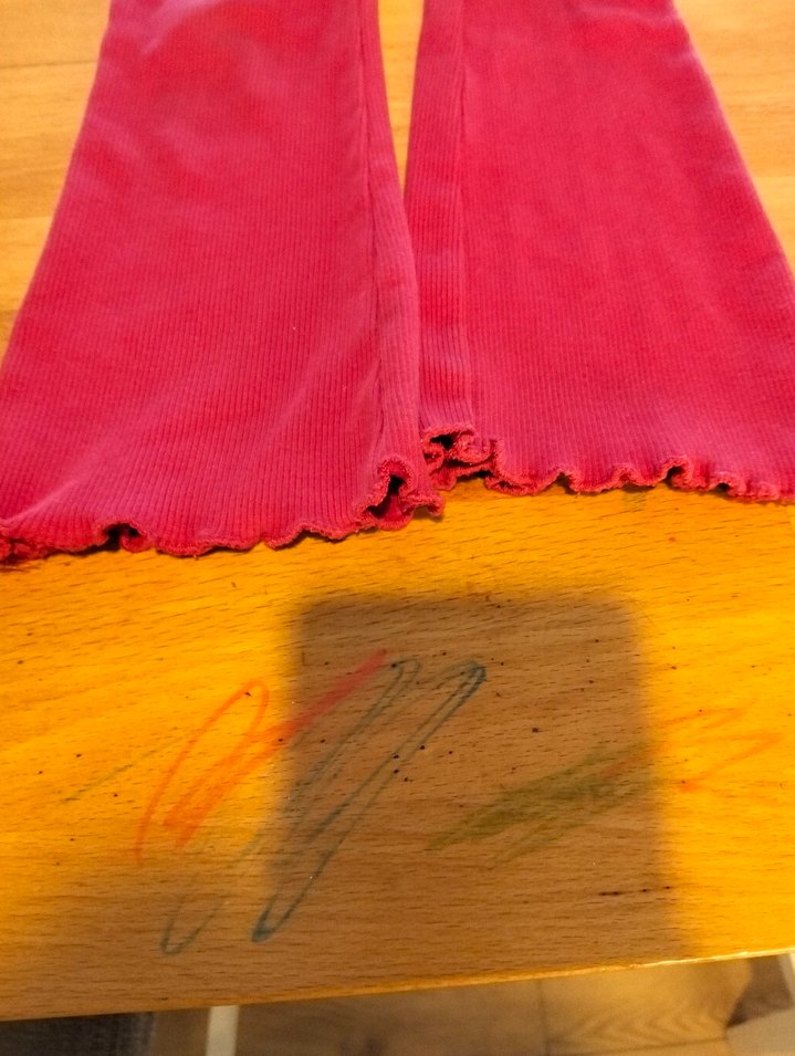 Kız Çocuk Kırmızı Esnek Bel Tayt - Görsel 3