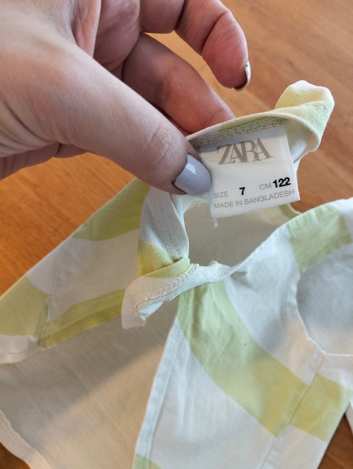 Sarı Pilili Keten Mini çocuk Pantolon - Görsel 5