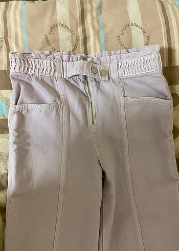 Bel Detaylı mango Kadın Pantolon - Görsel 2