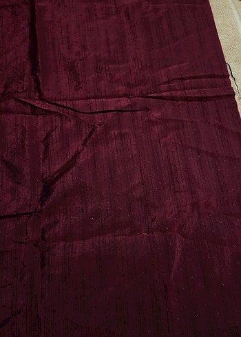 Parça kumaş bordo - Görsel 3