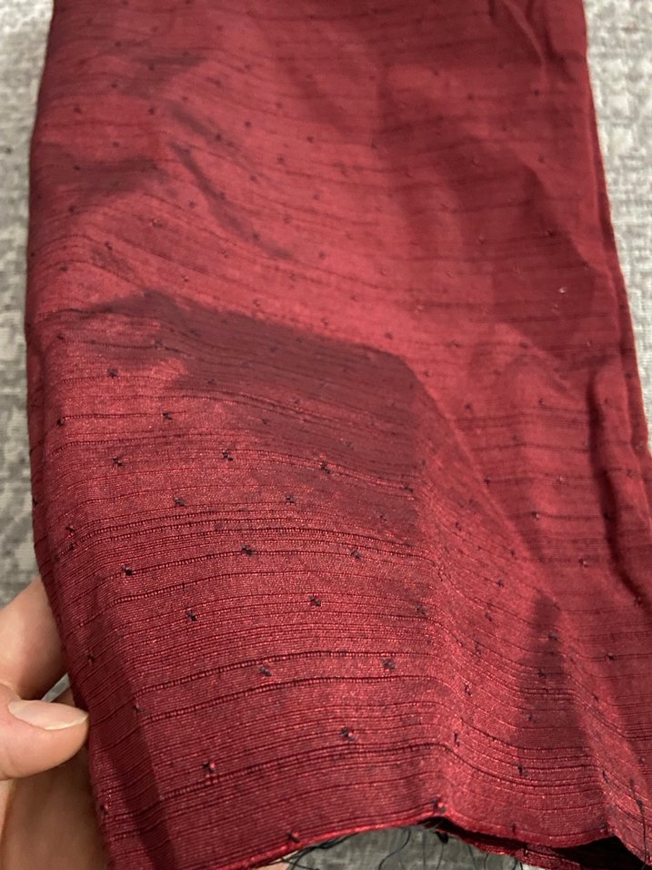 Parça kumaş bordo - Görsel 5