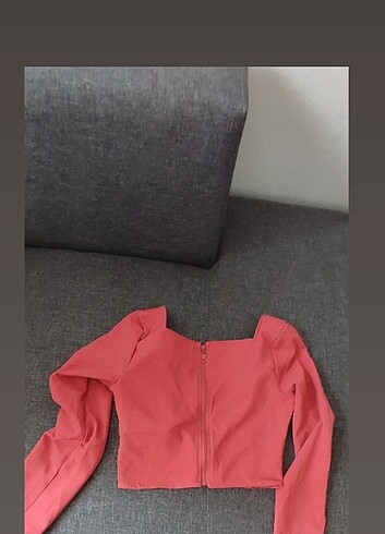 36 Beden kırmızı Renk Trendyol Slim Fit bluz