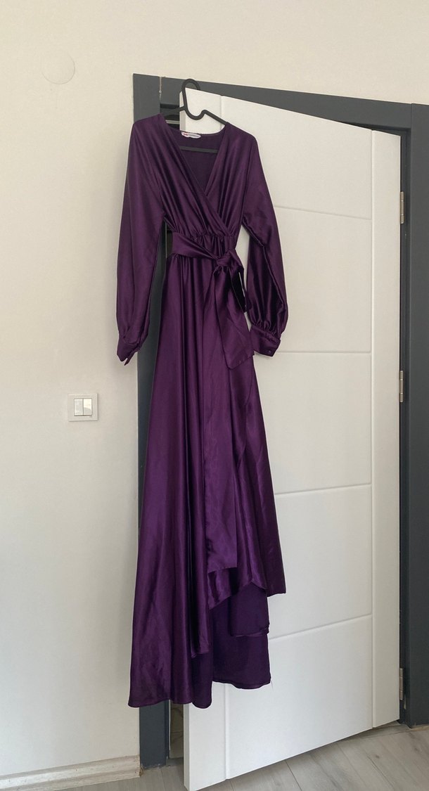 Mor elbise - Görsel 4