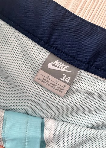 Düğmeli Mavi Mini kadın Mayo Şortu - Görsel 2