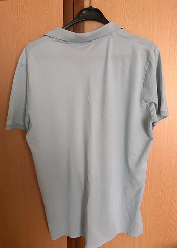 Mavi Erkek Polo Tişört, Kısa Kollu, Salaş Kesim - Görsel 2