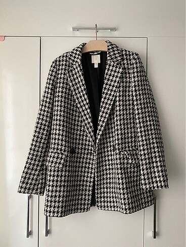 H&M Kaz Ayağı Blazer Ceket