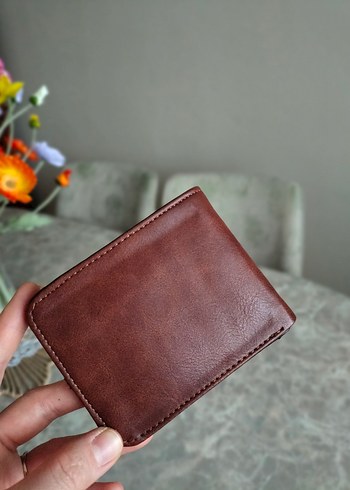 Kahverengi Minimalist Erkek Cüzdan - Görsel 2