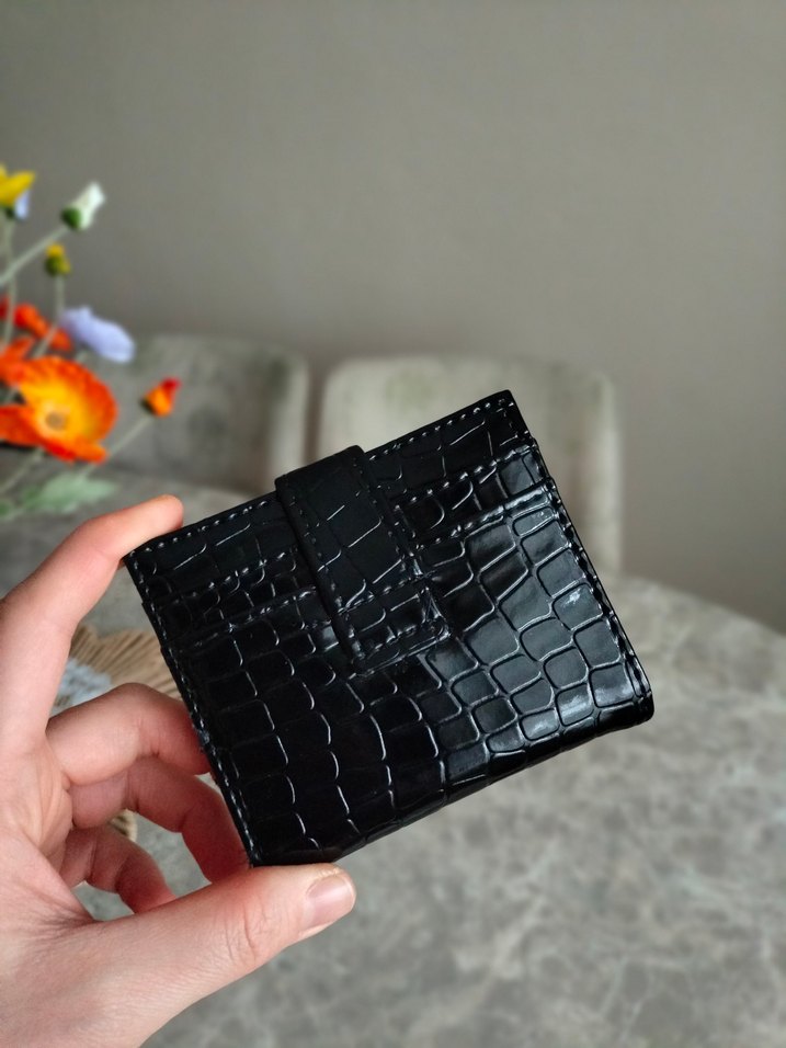 Deri Siyah Kemerli Cüzdan - Görsel 2