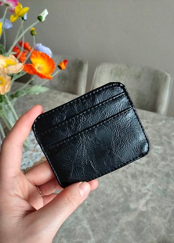 Siyah Deri kartlık - Görsel 2