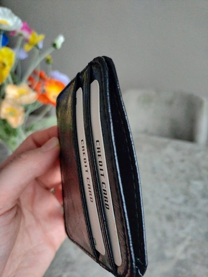 Siyah Deri kartlık - Görsel 3