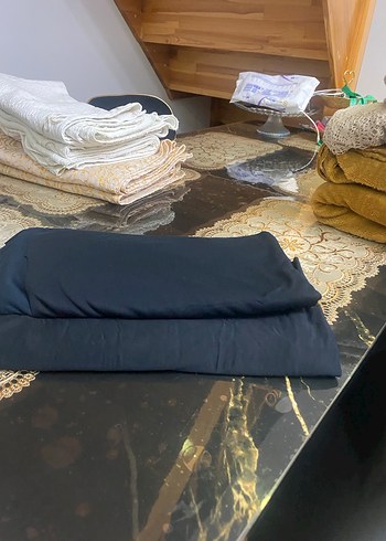  Beden siyah Renk Düz Siya viskon kumaş 2 parça