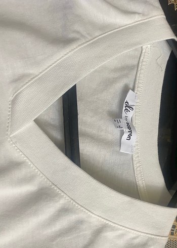l Beden Pamuklu Beyaz Oversize Erkek Tişört 85 Baskılı