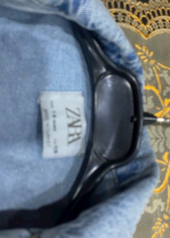 Düğmeli Kolsuz Mavi Denim Yelek kız çocuk - Görsel 8