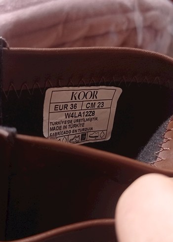 Kahverengi Deri Stiletto Topuklu Kadın Bot - Görsel 5