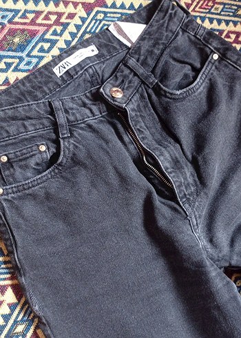 Siyag Bol Kesim Kadın Kot Pantolon - Görsel 3