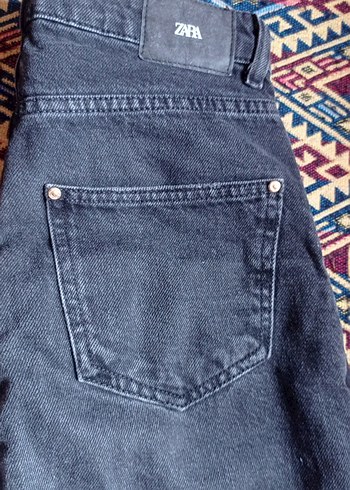 Siyag Bol Kesim Kadın Kot Pantolon - Görsel 5