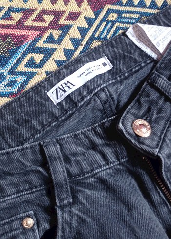 Siyag Bol Kesim Kadın Kot Pantolon - Görsel 4