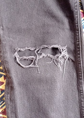 Siyag Bol Kesim Kadın Kot Pantolon - Görsel 2