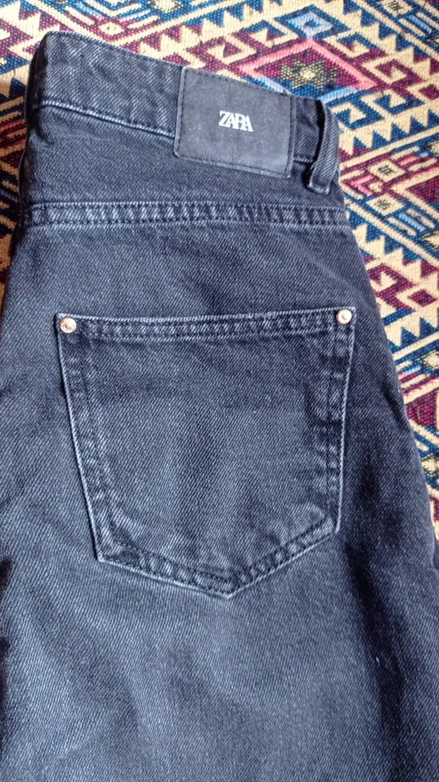 Siyag Bol Kesim Kadın Kot Pantolon - Görsel 5