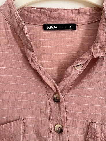 Defacto Pudra pembe tunik