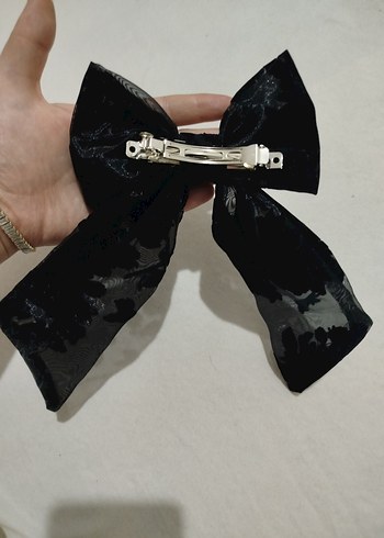 Özel Dikim Siyah Gotik Kadın Fiyonk Saç Aksesuarı - Görsel 6