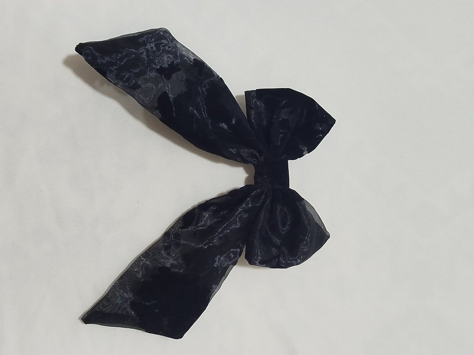 Özel Günler ve Butikler İçin 10lu Set Siyah Fiyonk Saç Aksesuarı - Görsel 5