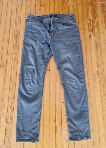 Gri Erkek Denim Pantolon
