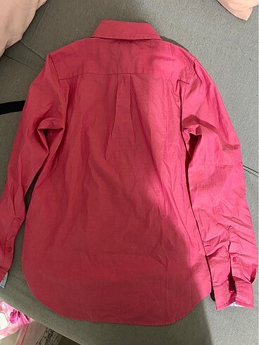 s Beden pembe Renk Tommy hilfiger kadın gömlek