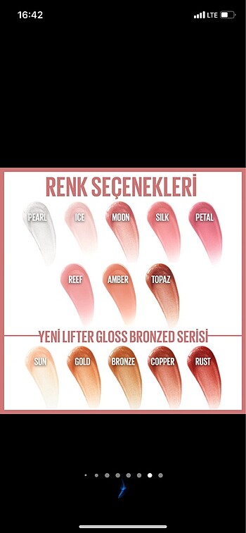 Beden ten rengi Renk Lifter gloss moon