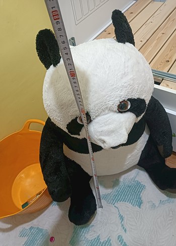 Büyük Siyah Beyaz Panda Peluş Oyuncak - Görsel 4
