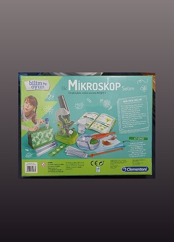 Clementoni İlk Mikroskop Setim