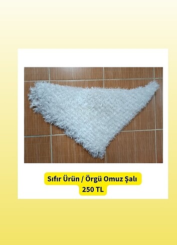 Örgü omuz şalı 