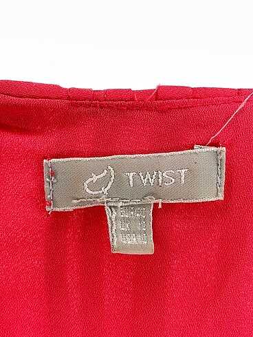 40 Beden pembe Renk Twist Kısa Elbise %70 İndirimli.