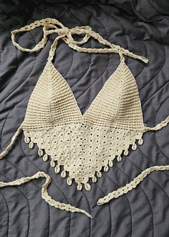 Beyaz Dantel Etnik Bohem Kadın Vücut Zinciri - Görsel 3