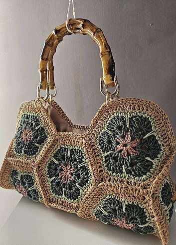 Renkli Çiçek Çanta - Görsel 4