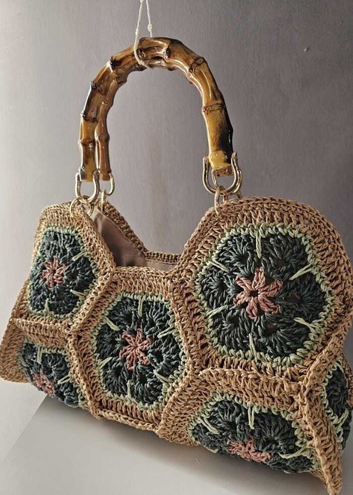 Renkli Çiçek Çanta - Görsel 4