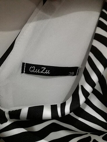 Quzu Zebra elbise
