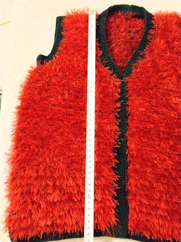 Kırmızı Kürklü çocuk Yelek - Görsel 2