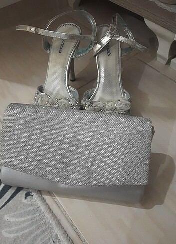 Abiye ayakkabı ve çanta - Görsel 2