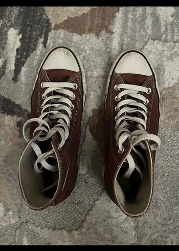 40 Beden Kahverengi Converse Tüylü Kadın Spor Ayakkabı