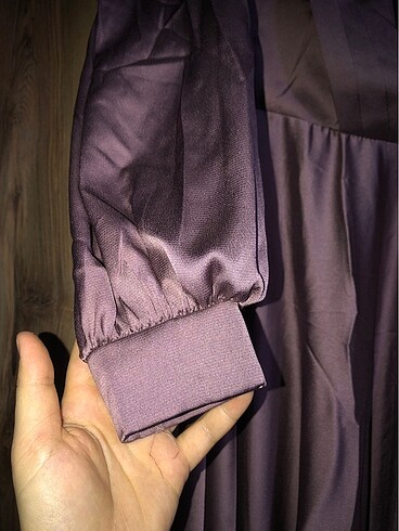 Saten elbise - Görsel 6