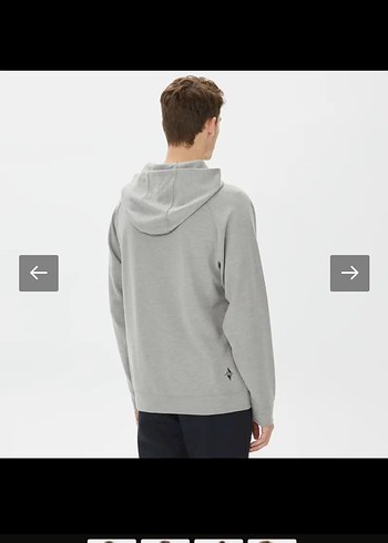 Skechers Skechers Gri Kapüşonlu Erkek Sweatshirt