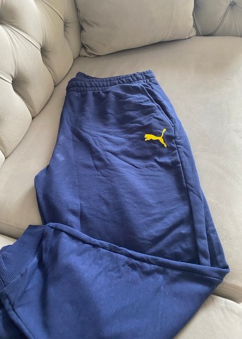 Puma Lacivert Erkek Fermuarlı Eşofman Altı