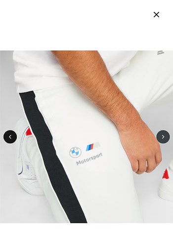 Puma Puma Beyaz Regular Fit Erkek Eşofman Altı