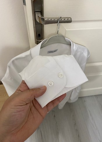 Lacoste Lacoste Beyaz Erkek Keten Gömlek Uzun Kollu