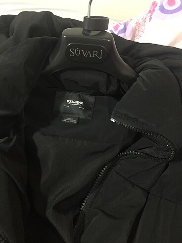 Pull bear siyah şişme mont