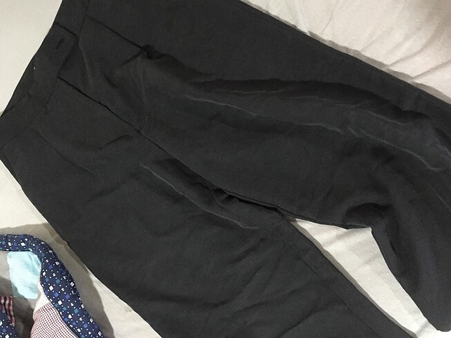 l Beden siyah Renk koton 40 beden siyah rahat kumaş pantolon