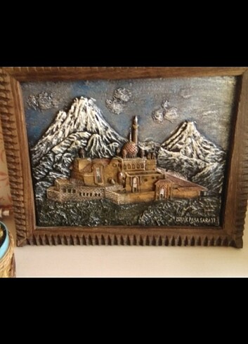 Kabartmalı ahşap tablo