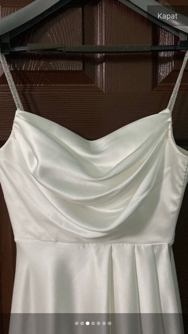 beyaz sadece nikahta giyildi taş masasında alındı - Görsel 4